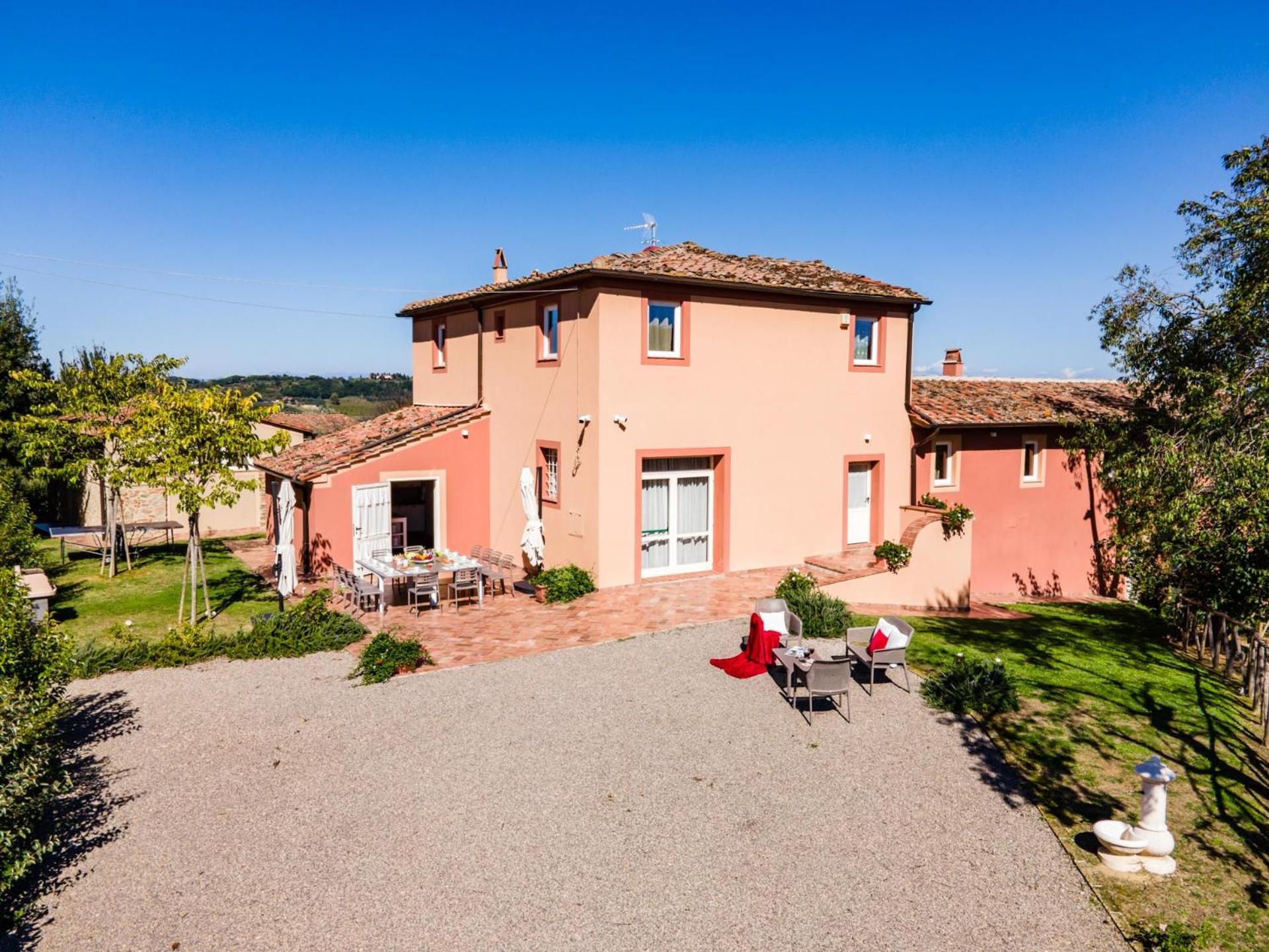 Gorgeous Villa Peccioli, With Private Pool, Ac, Wifi Legoli Exteriér fotografie