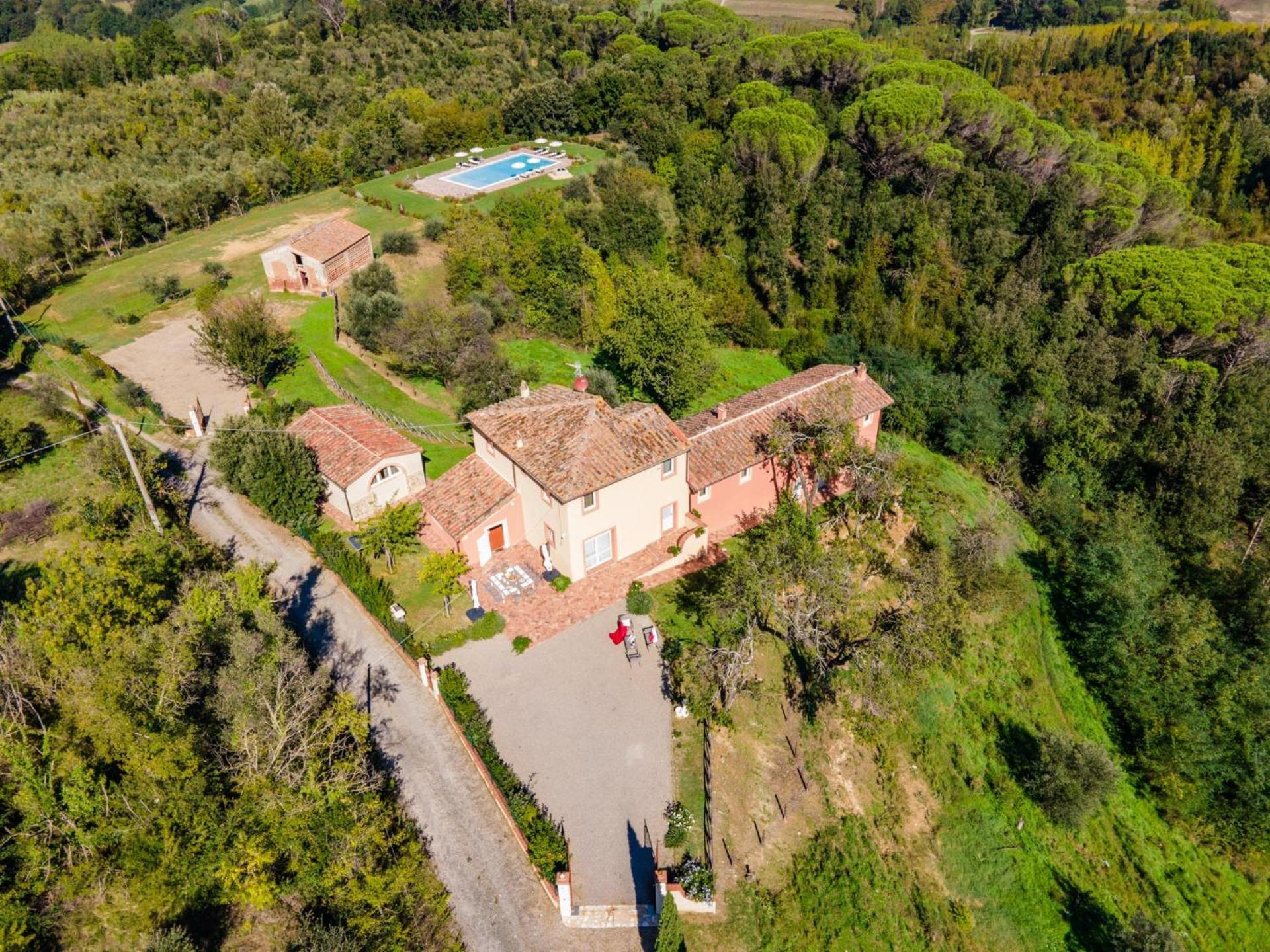 Gorgeous Villa Peccioli, With Private Pool, Ac, Wifi Legoli Exteriér fotografie